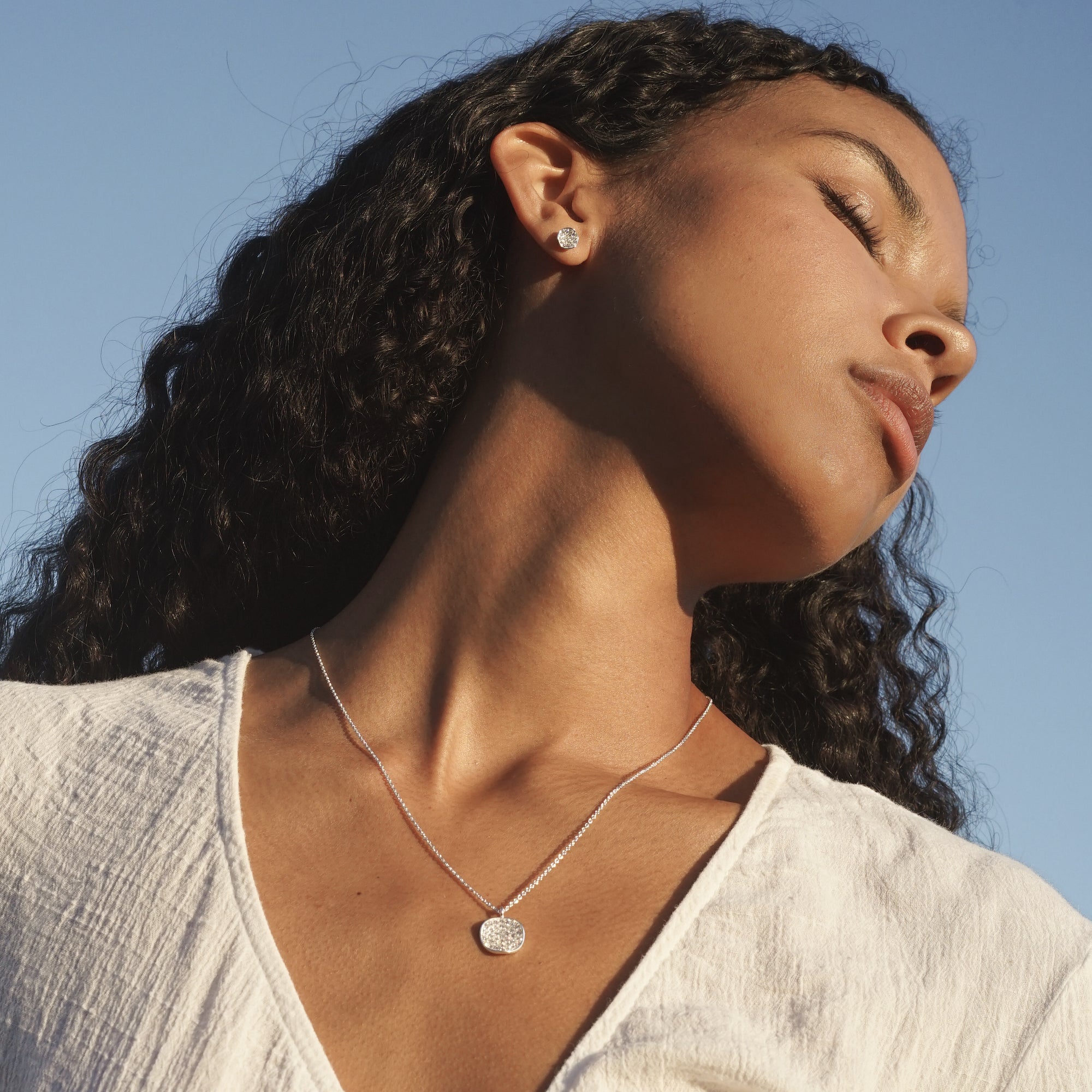 Nova Micro Pavé Necklace