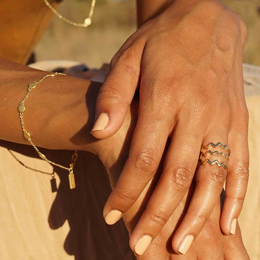 Camille ZigZag Stacking Ring