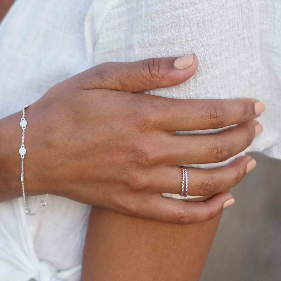 Rope Twist Stacking Ring